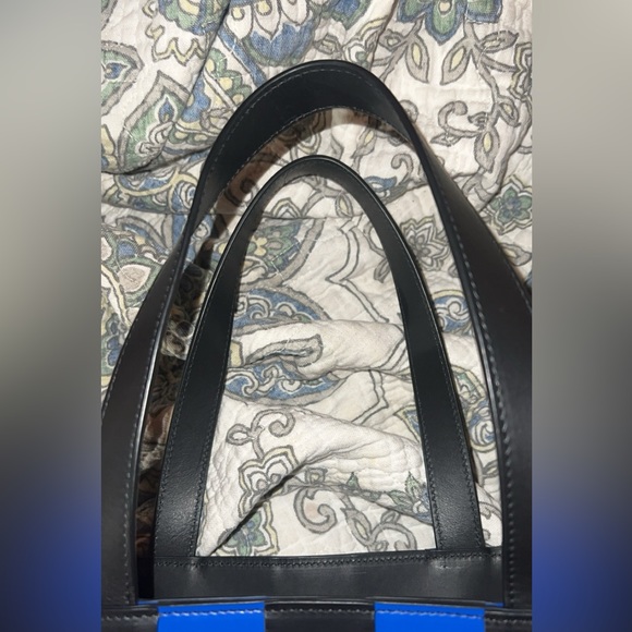 mansur gavriel black & blue tote bag - Picture 8 of 12